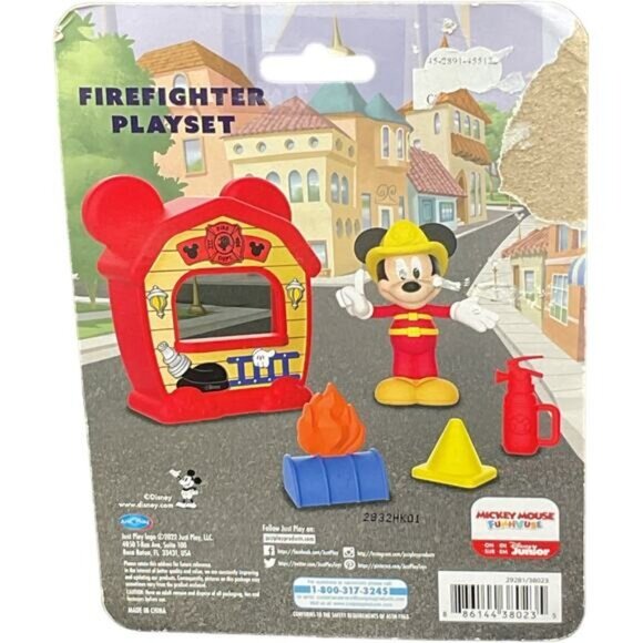 Disney Junior Mickey Firefighter Playset For Ages 3+ 5-Piece Set - Picture 2 of 5